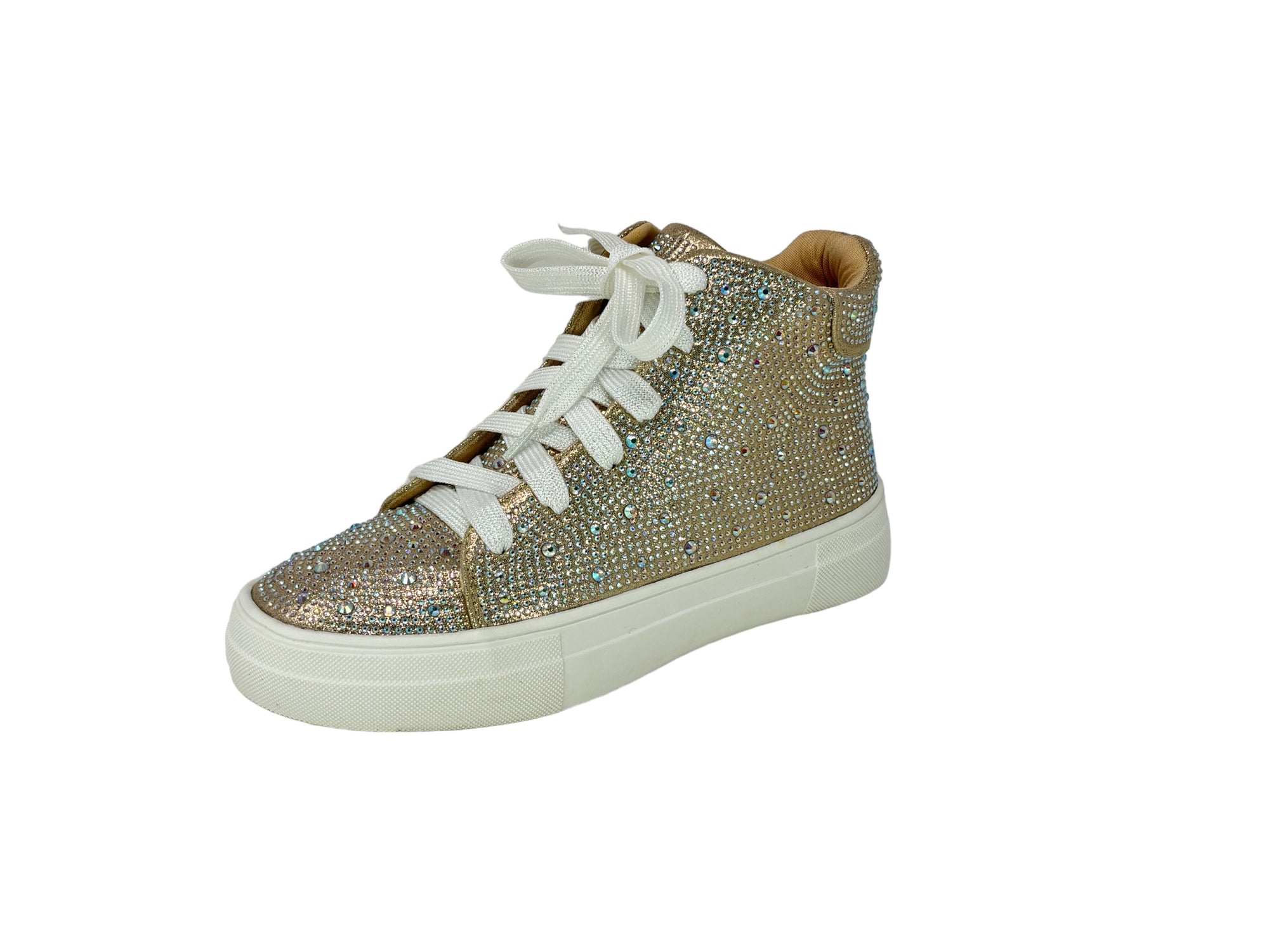 gold sneakers women