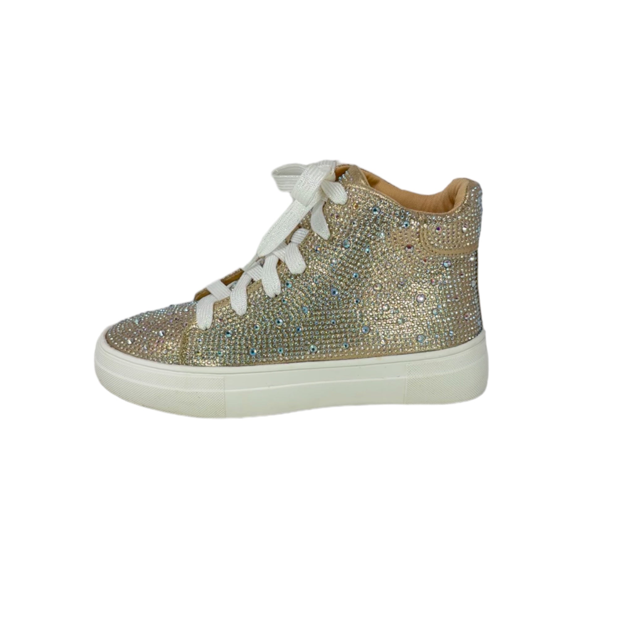 gold sneakers women