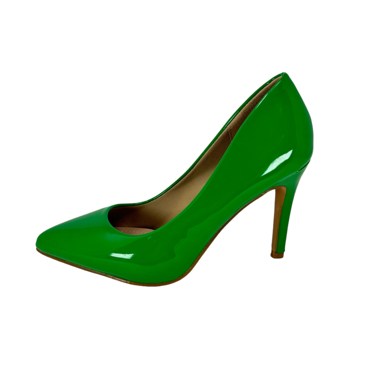 women&#39;s shoes on sale Green Pat 4 inch Heel stiletto pumps 