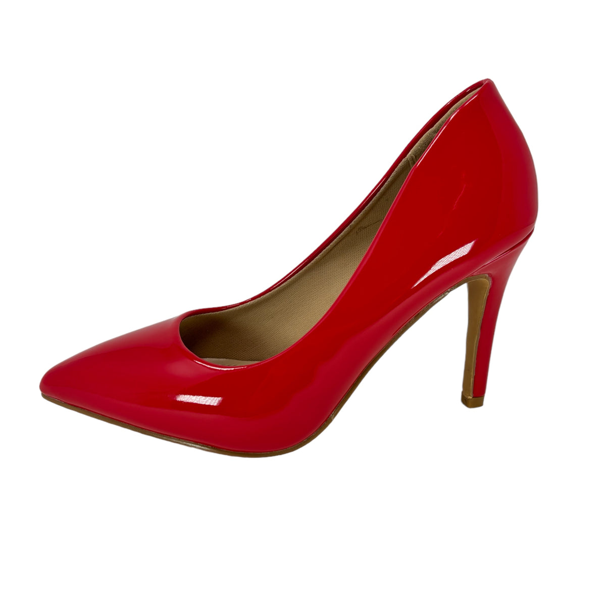 women&#39;s shoes on sale Red Pat 4 inch Heel stiletto pumps 