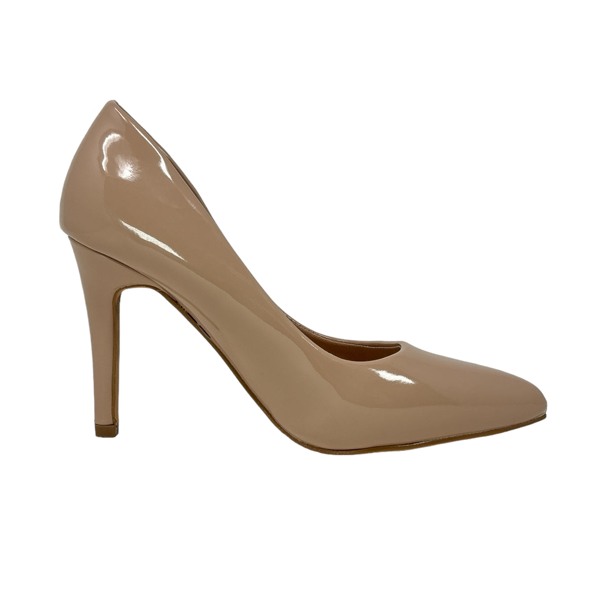 women&#39;s shoes on sale Nude Patent 4 inch Heel stiletto pumps 