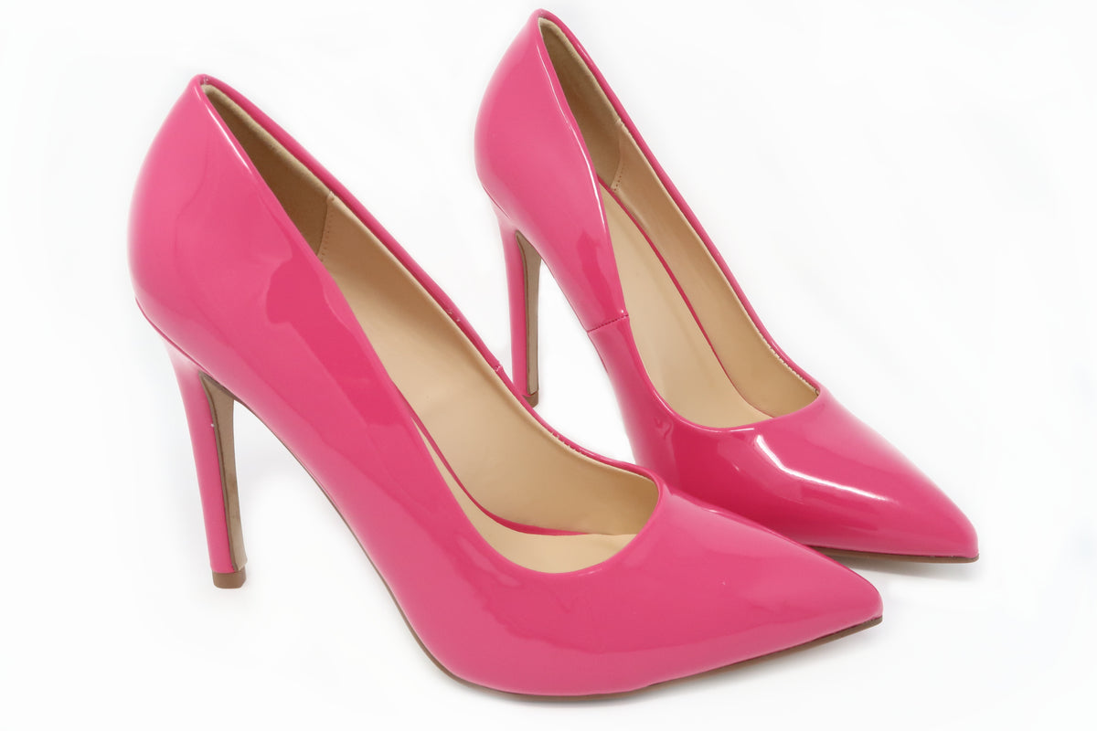 Women&#39;s Trendy Stiletto Heel Pointed Toe Pumps Pink