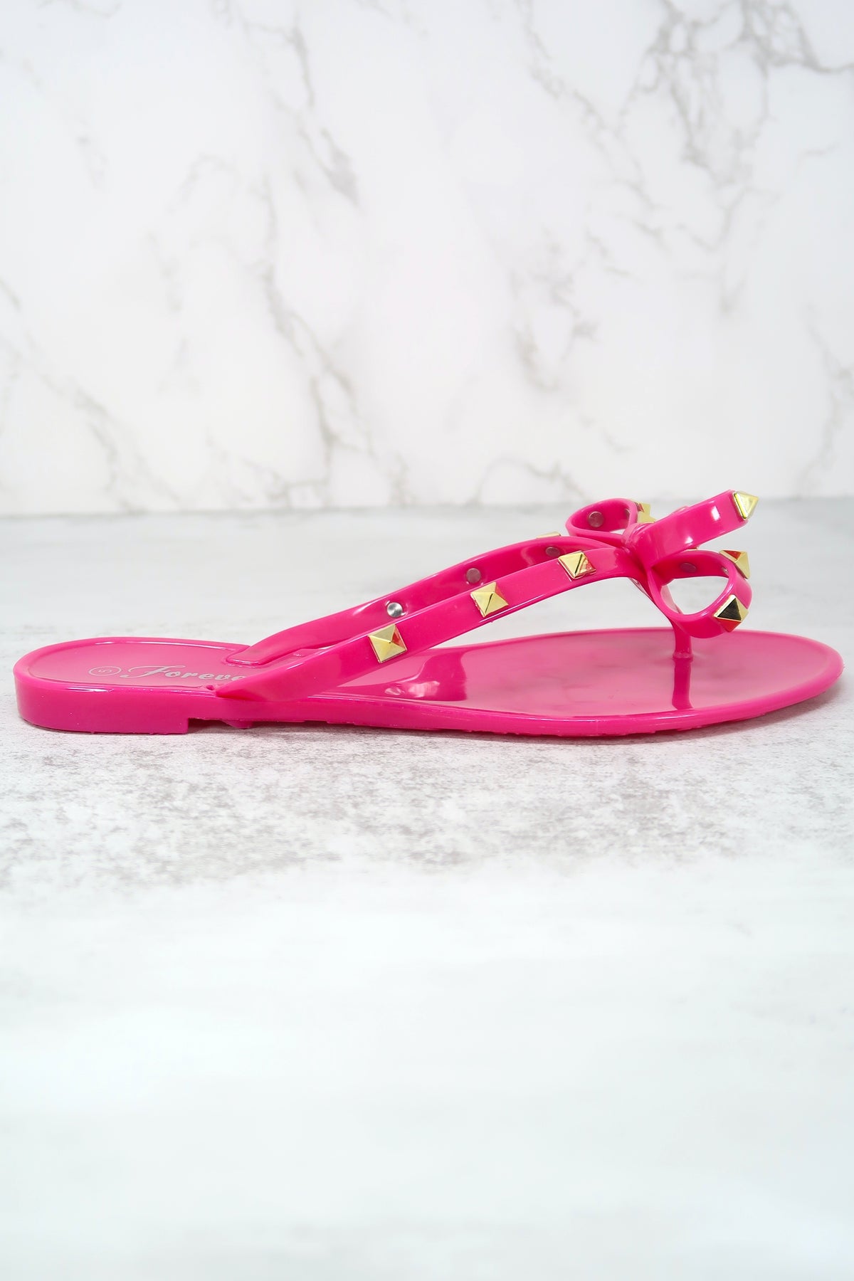 Pink thong sandals