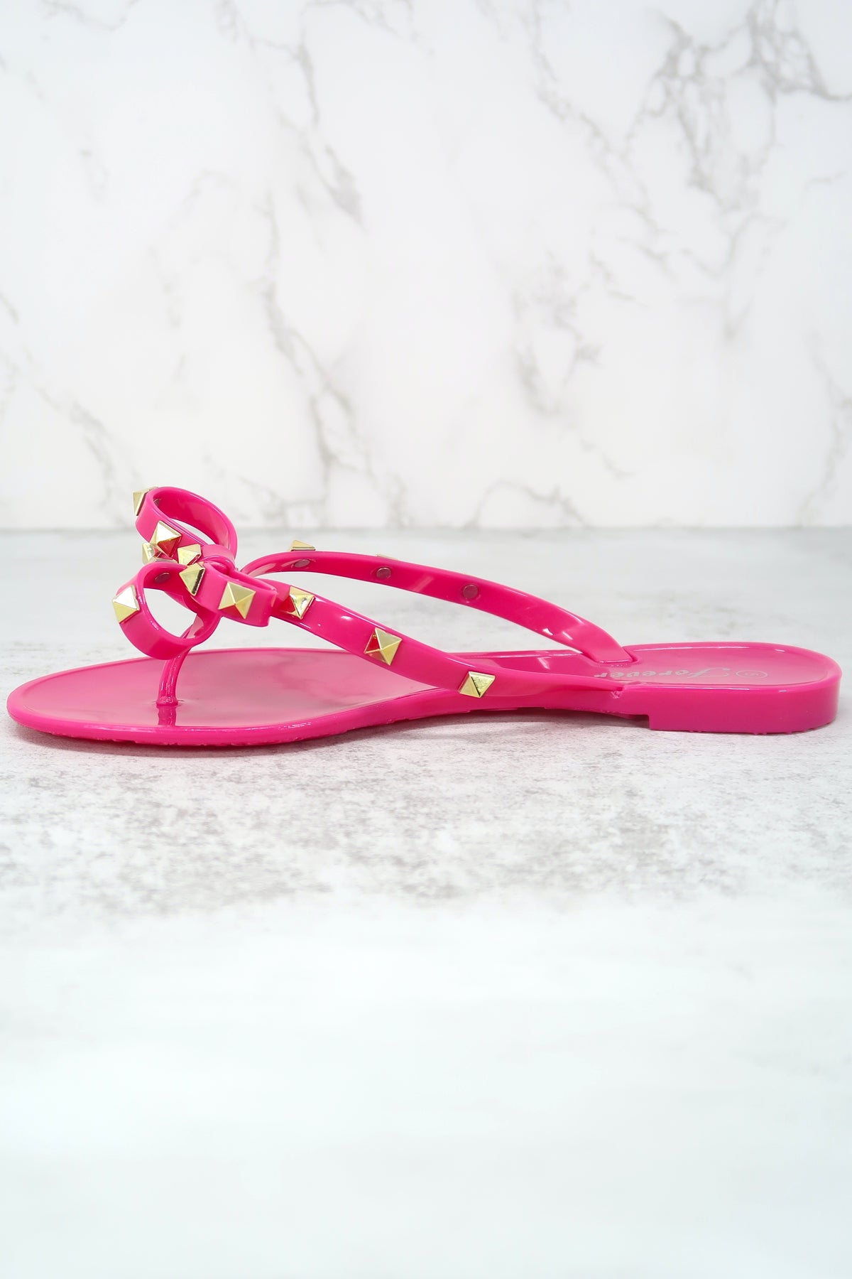 Pink thong sandals