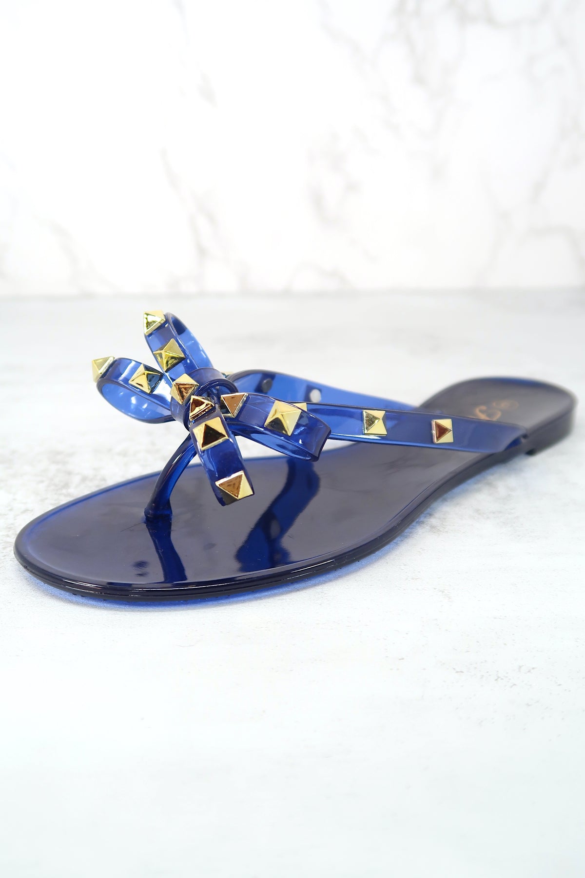 royal blue thong sandals