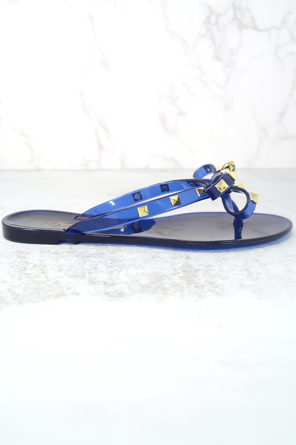 Senorita Comfort (Navy Blue) Thong Sandals For Ladies FTL-05 By Liberty