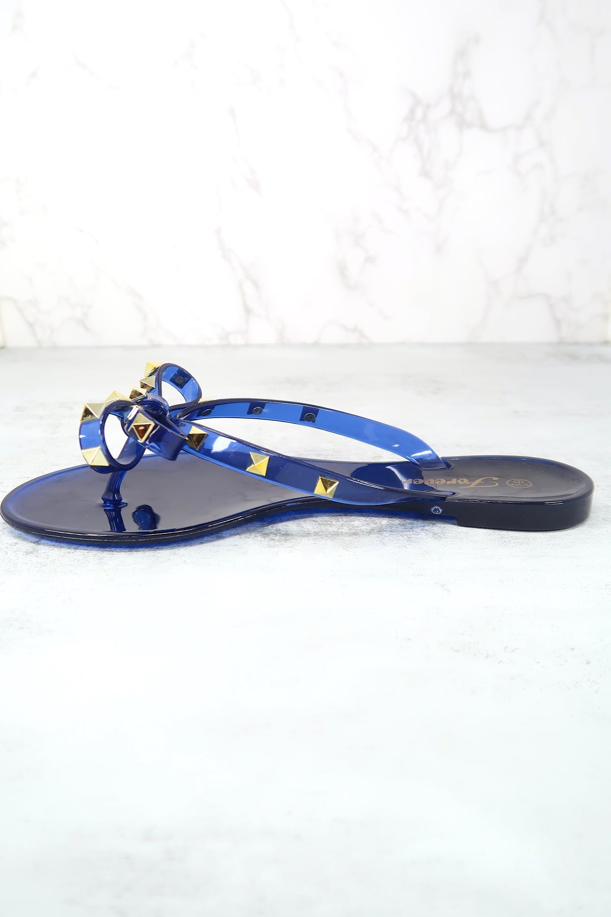 royal blue thong sandals