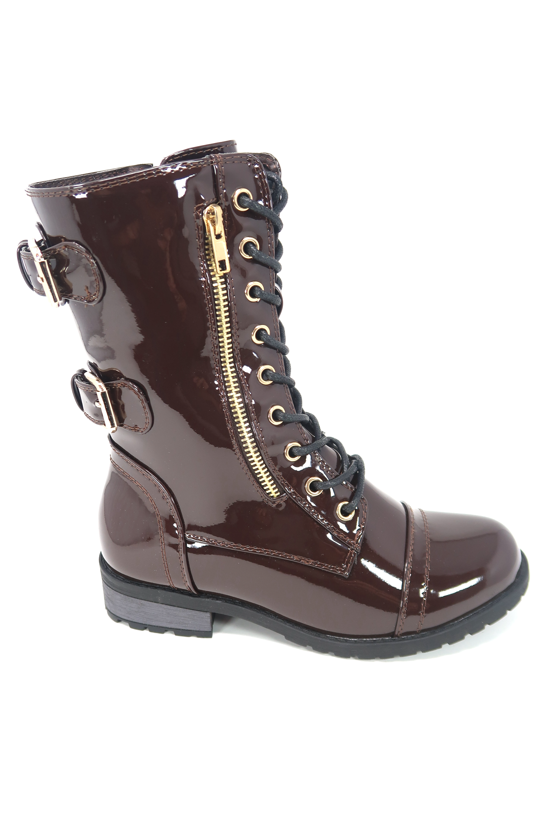 Buckle combat sales boots womens