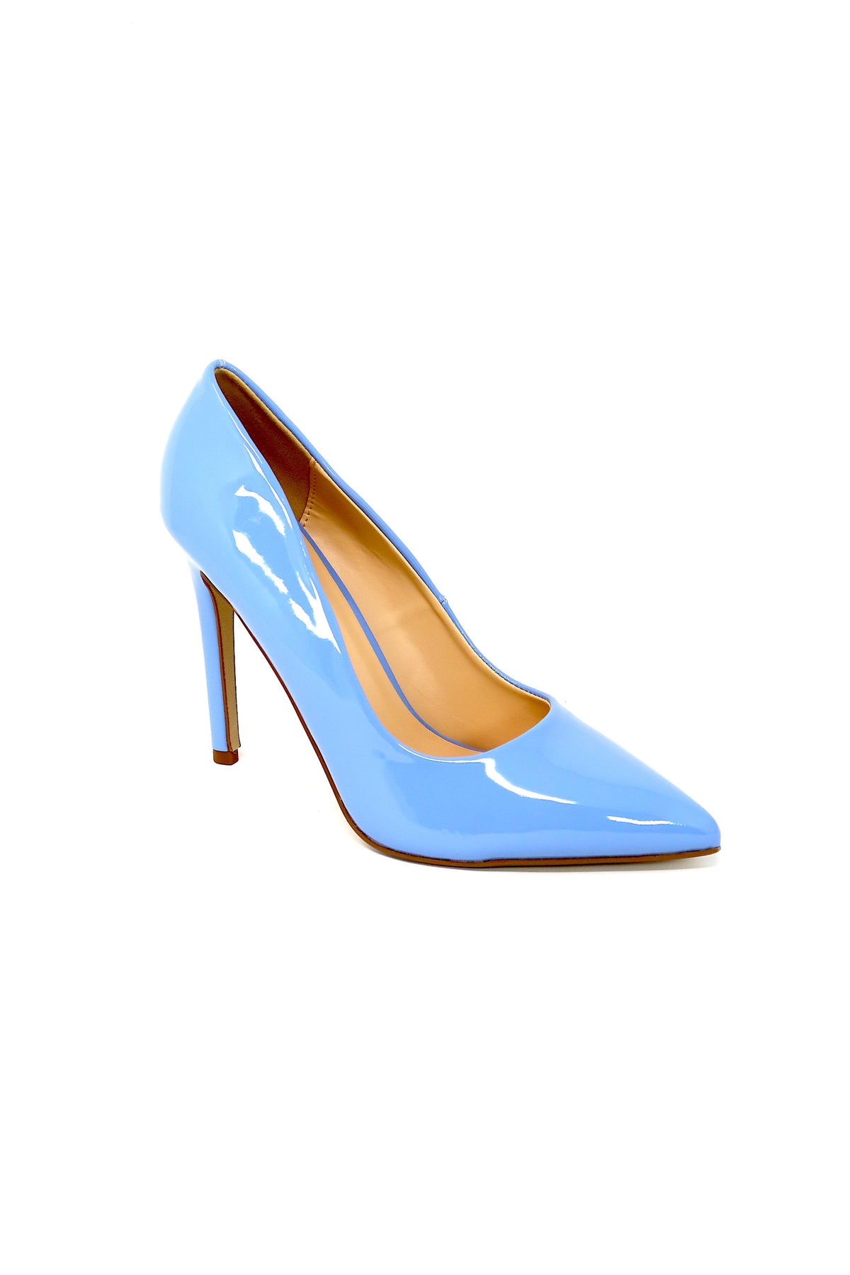 Women&#39;s Trendy Stiletto Heel Pointed Toe Pumps Blue