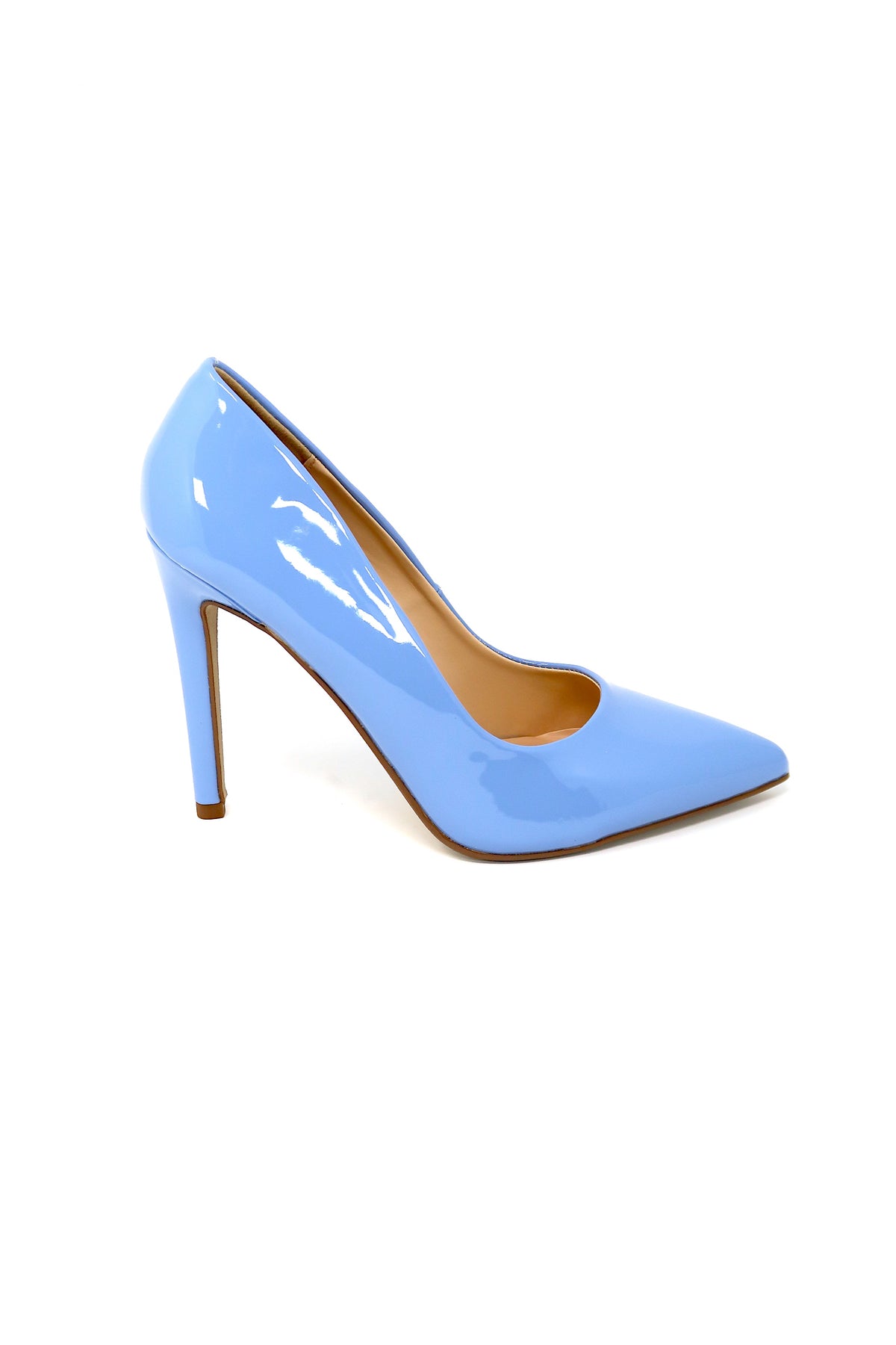 Women&#39;s Trendy Stiletto Heel Pointed Toe Pumps Blue