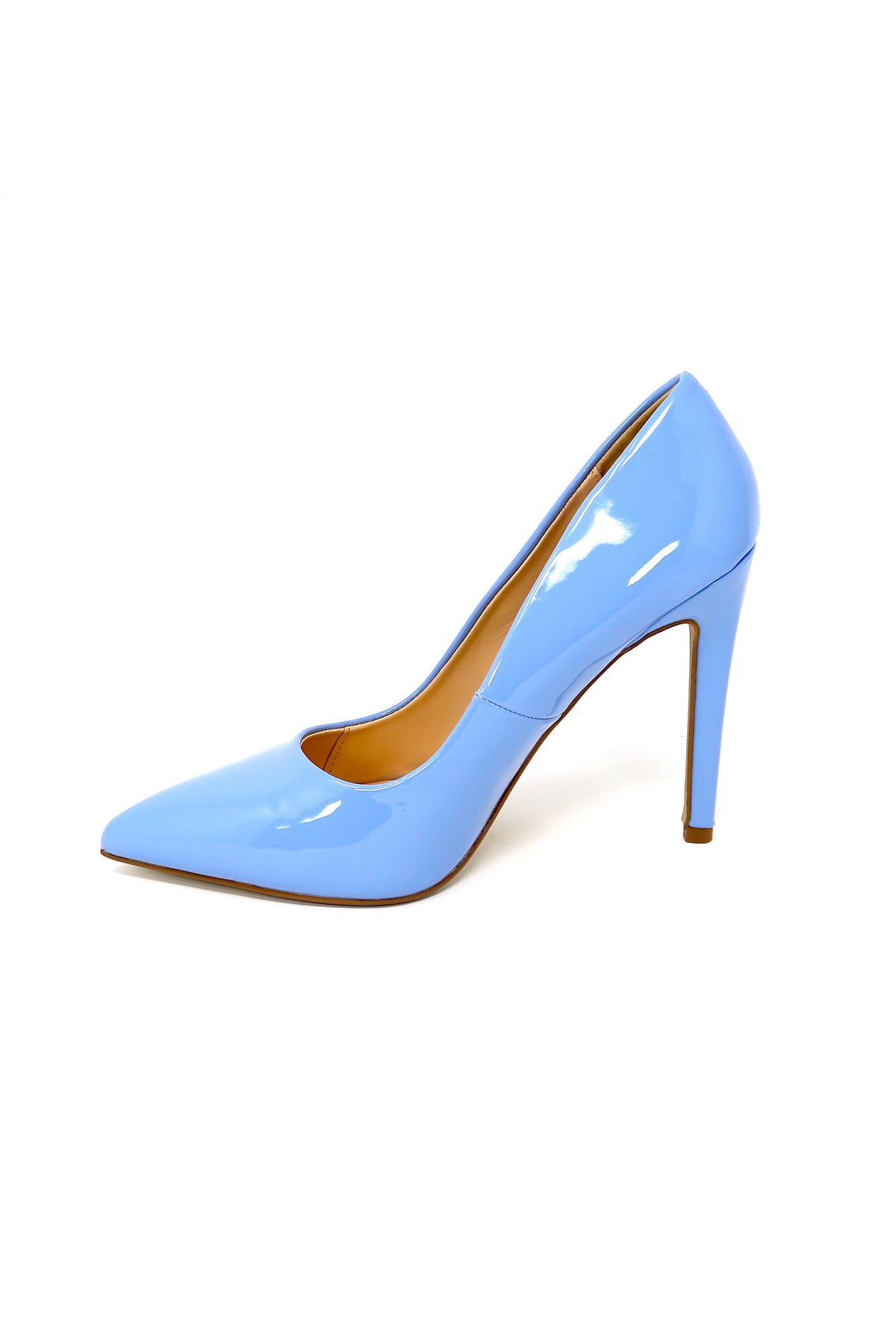 Women&#39;s Trendy Stiletto Heel Pointed Toe Pumps Blue